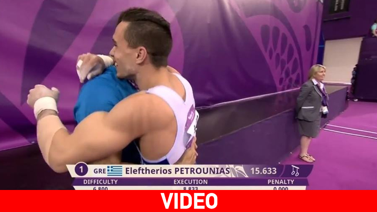 «Χρυσός» ο Λευτέρης Πετρούνιας στο Μπακού