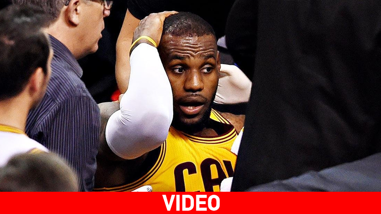 Χτύπησε το κεφάλι του στην κάμερα ο ΛεΜπρον