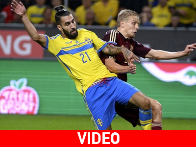 Το γκολ του Ντουρμάζ στο Σουηδία-Λιχτενστάιν