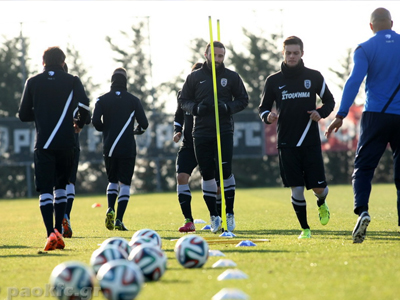 Με απουσίες η προπόνηση του ΠΑΟΚ