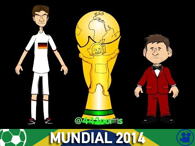 Ο τελικός του Μουντιάλ έγινε καρτούν!