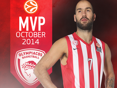 Ευρωλίγκα: MVP του Οκτωβρίου ο Σπανούλης