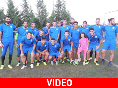 Η μικρή Βάσια «μάγεψε» στην προπόνηση του Παναιτωλικού