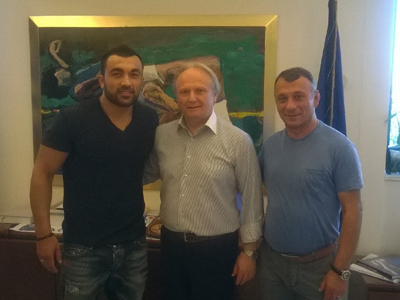 Στον Γιάννη Ανδριανό ο παγκόσμιος πρωταθλητής Ηλίας Ηλιάδης