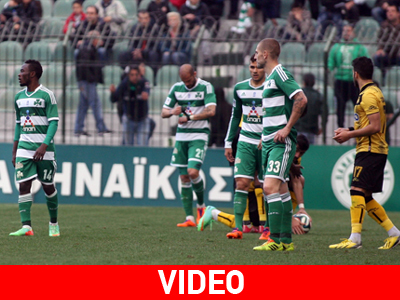 «Κόλλησε» ο Παναθηναϊκός, 1-1 με τον Εργοτέλη