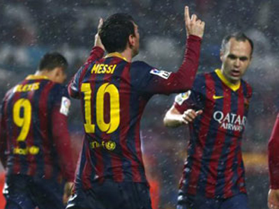 Τέσσερα γκολ η Μπαρτσελόνα