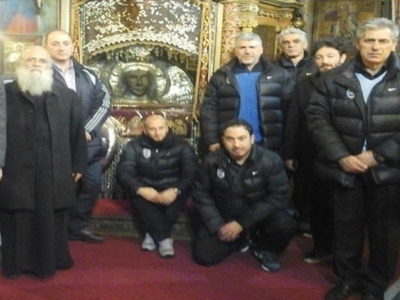 Στη Μονή του Αγίου Ραφαήλ ο ΠΑΟΚ