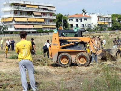 Μπήκαν μπουλντόζες στη Φιλαδέλφεια