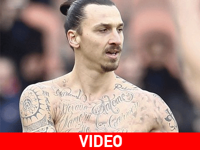 Συγκλόνισε ο Ζλάταν: Έκανε τατουάζ ονόματα 50 ανθρώπων που πεθαίνουν από ασιτία