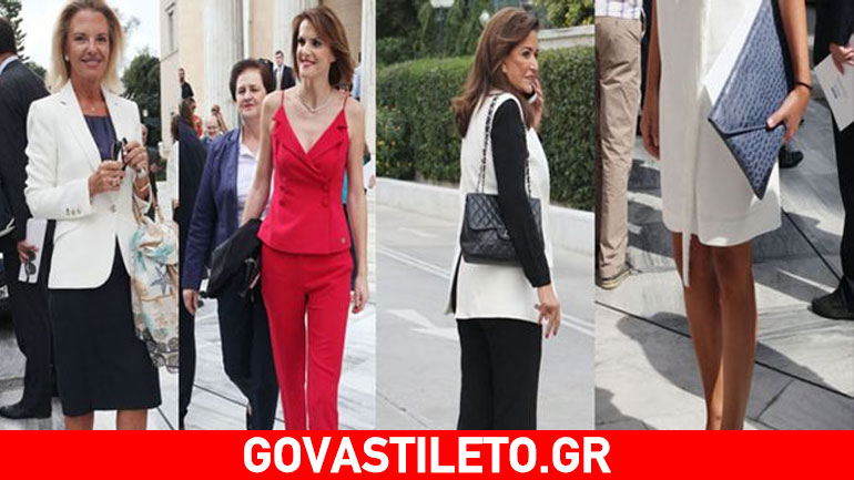Chanel τσάντες, ψηλές γόβες και fashion icons οι κυρίες στην Ορκωμοσία της Βουλής