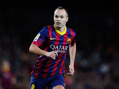 Χωρίς τον Ινιέστα για τέσσερα παιχνίδια η Μπαρτσελόνα