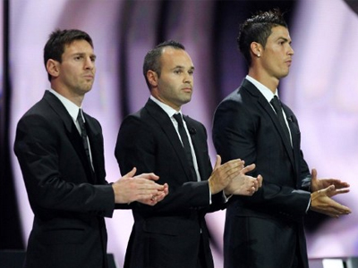 Μέσι, Ρονάλντο και Ινιέστα!