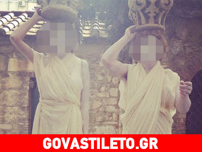 Δε θα πιστεύετε ποια τηλεοπτικά πρόσωπα μεταμορφώθηκαν σε… Καρυάτιδες!