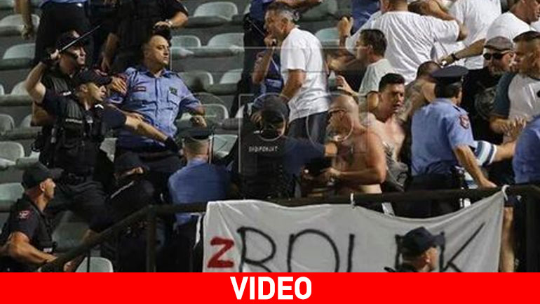 Σοβαρά επεισόδια και διακοπή σε ματς του Europa League