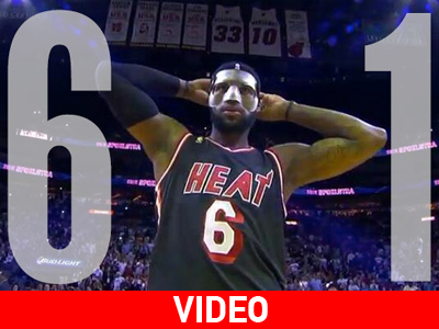 Σταμάτησε στους 61 πόντους ο Λεμπρόν!