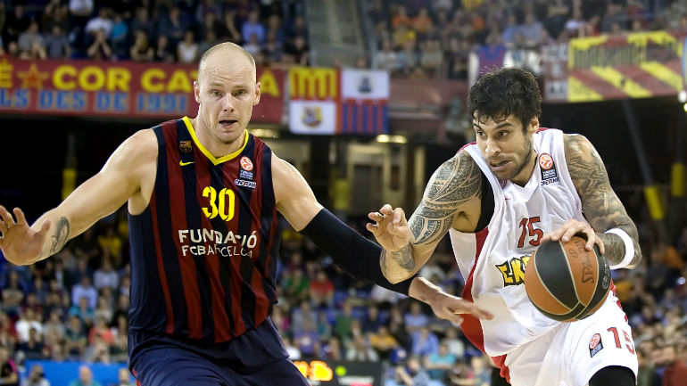 «Break» στη Βαρκελώνη ο Ολυμπιακός, 76-63 τη Μπαρτσελόνα «Break» στη Βαρκελώνη ο Ολυμπιακός, 76-63 τη Μπαρτσελόνα