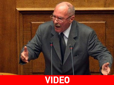 Ο κύριος Αβράμης εκτός εαυτού στη Βουλή
