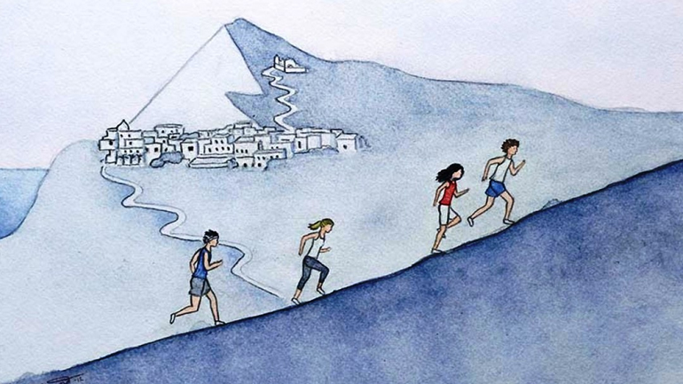 Αγώνες δρόμου στη Φολέγανδρο