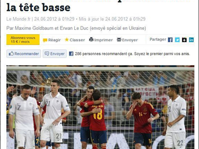 «Θλίψη» στη Γαλλία