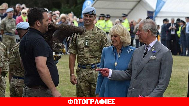 Ο πρίγκιπας Κάρολος και ο αετός: μια αστεία συνάντηση