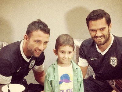 Ο μικρός Άγγελος επισκέφτηκε τον ΠΑΟΚ