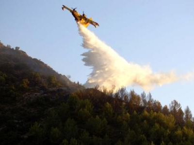 Πυρκαγιά στο Σολωμό Κορινθίας
