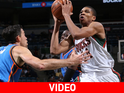 Εντυπωσιάζει ο Γιάννης Αντετοκούνμπο