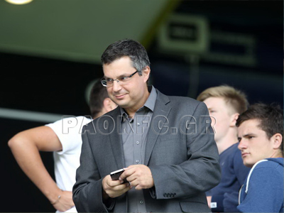 Συνάντηση Αγγελίδη-Κατσαρή στα γραφεία της ΠΑΕ ΠΑΟΚ