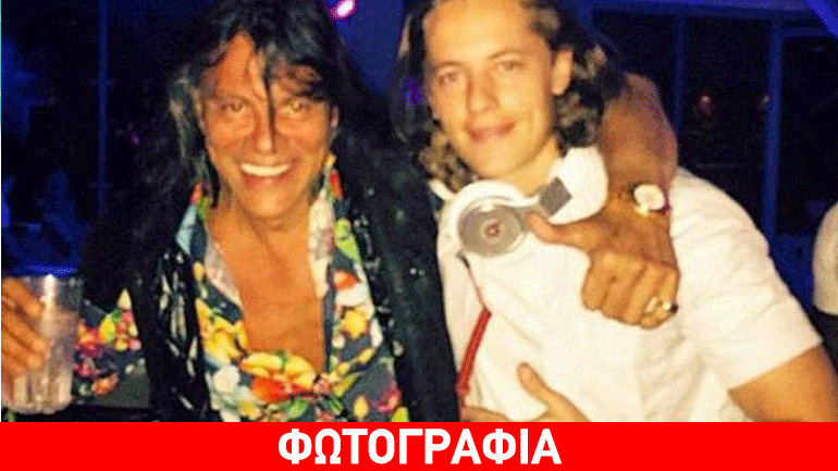 Αγκαλιά με τον γιο του Nicolas Sarkozy ο Ηλίας Ψινάκης