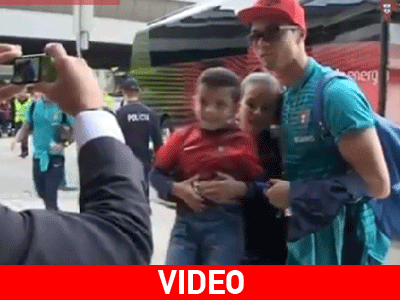 Η μεγάλη αγκαλιά του Ρονάλντο