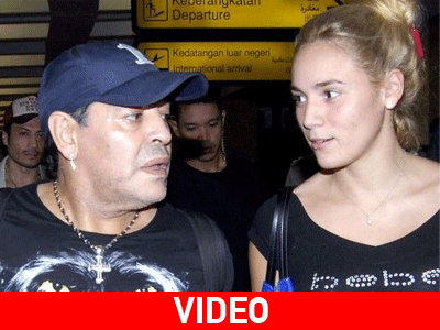 Ο Μαραντόνα επιτίθεται στην ερωμένη του και τη χαστουκίζει