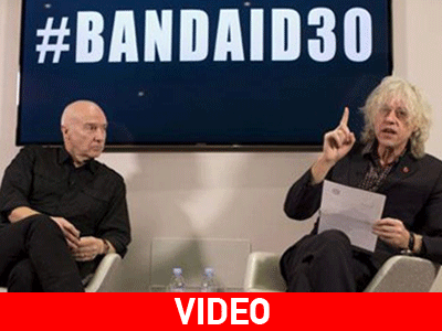 Ο Μπομπ Γκέλντοφ τραγουδά κατά του Έμπολα