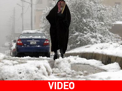 Σφοδρή κακοκαιρία πλήττει τη Μέση Ανατολή Σφοδρή κακοκαιρία πλήττει τη Μέση Ανατολή