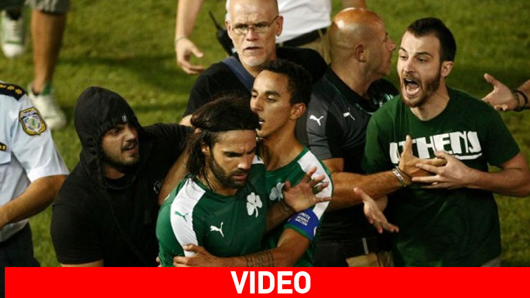 Ντου των οπαδών του Παναθηναϊκού στους παίκτες για τον αποκλεισμό-ντροπή
