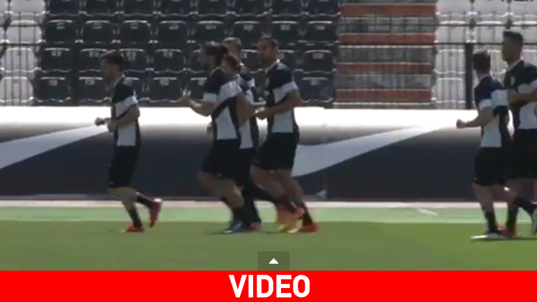 Η προπόνηση του ΠΑΟΚ