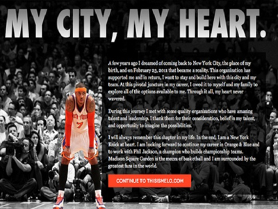 Πιστός στους Νικς ο Καρμέλο Άντονι!