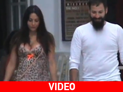 Η Χριστίνα Μουστάκα στη Μύκονο