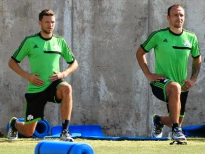 Παναθηναϊκός: Στην προπόνηση Μπεργκ και Σίλντενφελντ