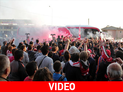 Γνώρισαν την αποθέωση οι παίκτες του Ολυμπιακού