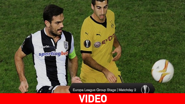 Τα highlights από το παιχνίδι ΠΑΟΚ-Ντόρτμουντ