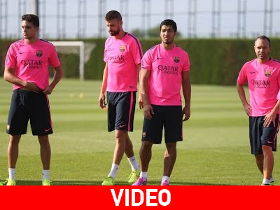 Προπονήθηκε με την Μπαρτσελόνα ο Σουάρες