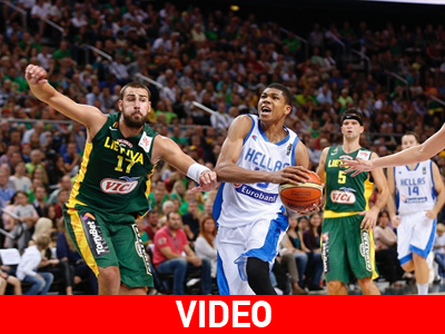 Ο Αντετοκούνμπο «πέταξε» στο καλάθι της Λιθουανίας