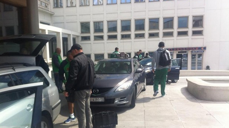 Πήγαν στην προπόνηση με ταξί οι παίκτες του Παναθηναϊκού