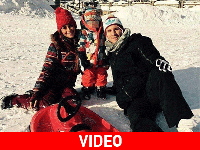 Στα χιόνια η οικογένεια Μέσι