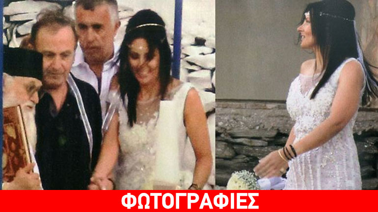 Σταμάτης Γονίδης: Οι πρώτες εικόνες από τον θρησκευτικό γάμο του στην Κύθνο