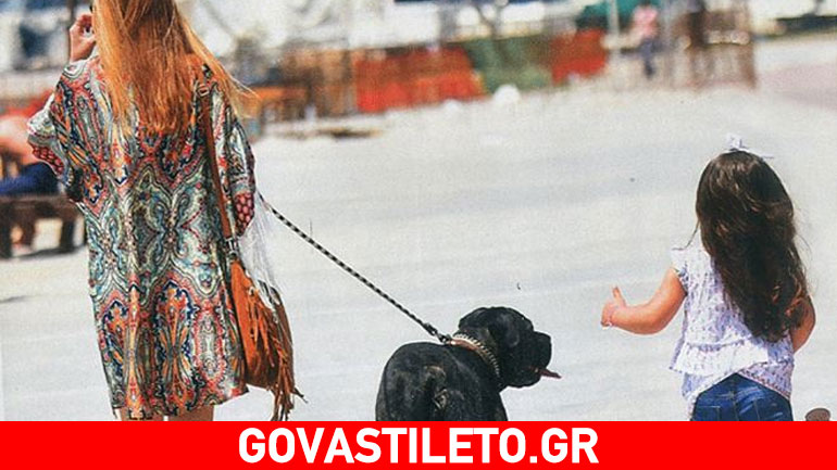 Δέσποινα Καμπούρη: Βόλτα αφιερωμένη στην κόρη της