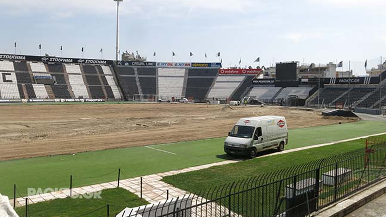 Αλλάζει ο χλοοτάπητας στην Τούμπα