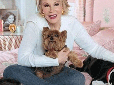 Η Joan Rivers άφησε μια τεράστια περιουσία στα σκυλιά της