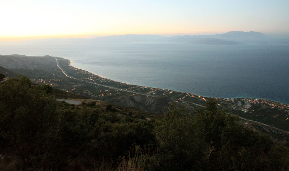 Θέα από τον λόφο