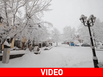 Χιόνι στον Κολινδρό Πιερίας